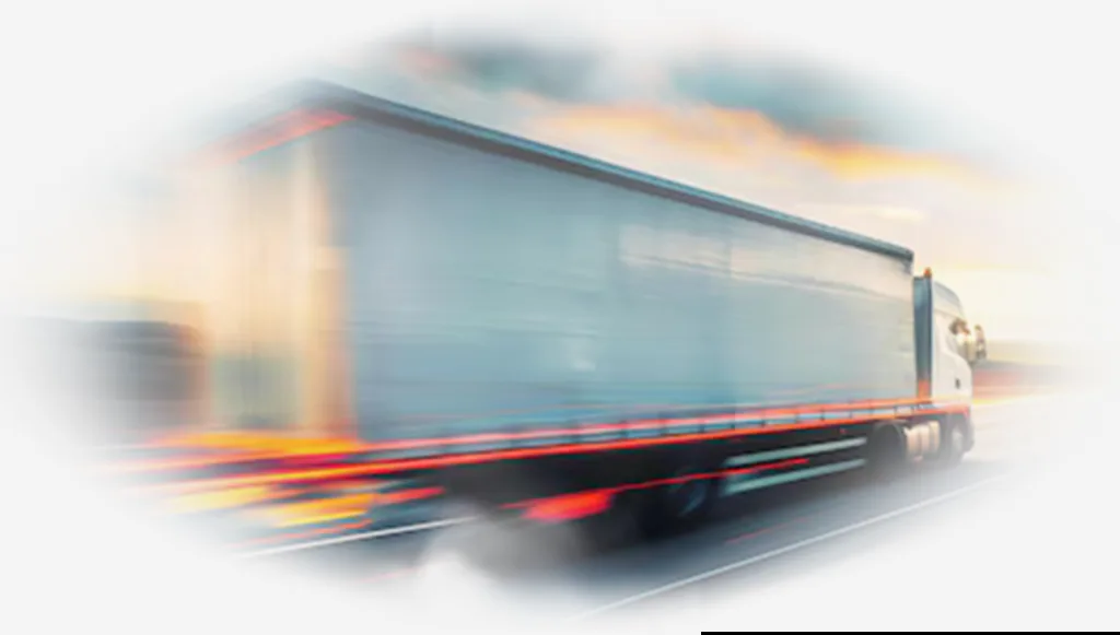 Shivam Automovers truck in motion